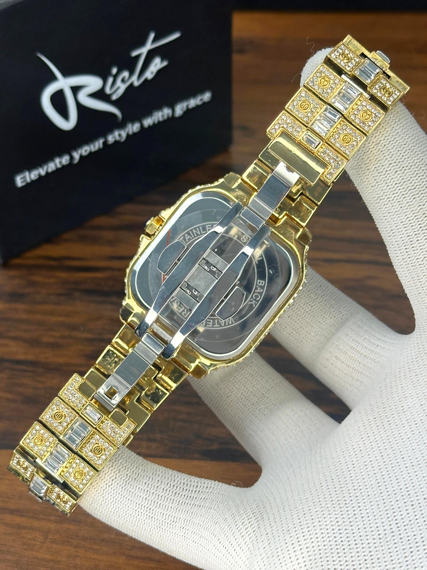 Luxury Diamond Studded Watch for Men - Fully Iced Out