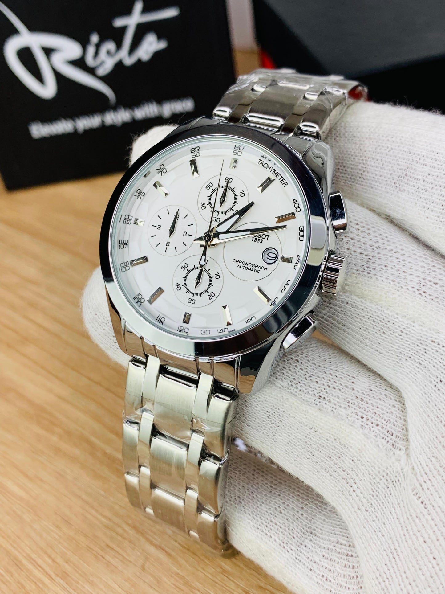 Luxury Chronograph Watch for Men | Stainless Steel