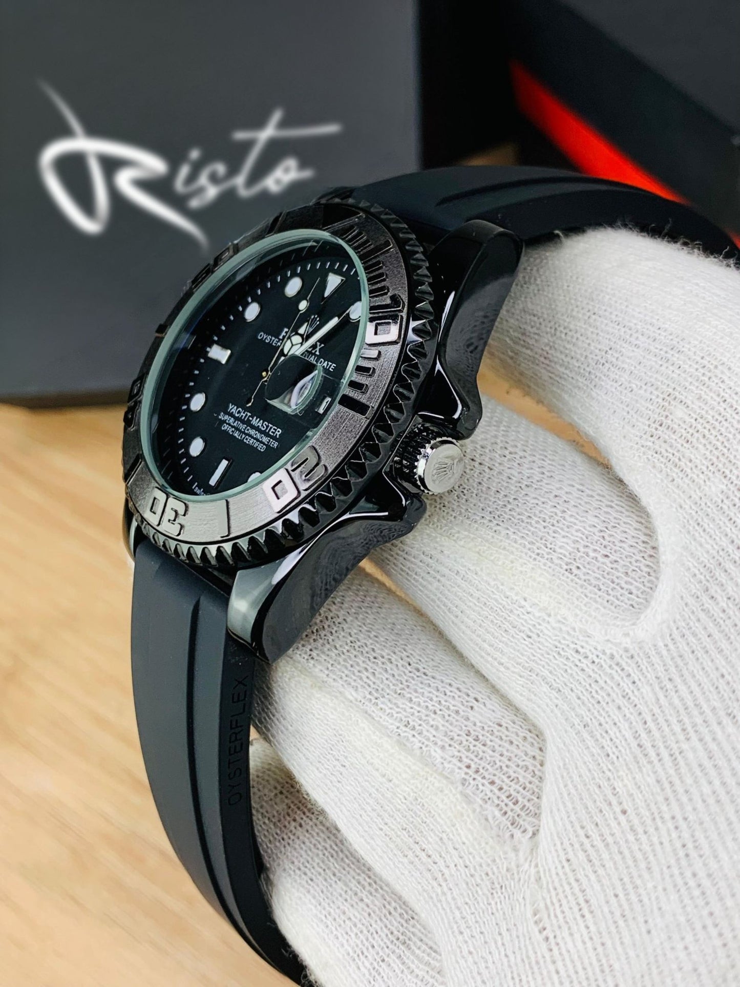 Risto RLX - 40mm | Yacht Master Men Watch | 6 months Official Warranty