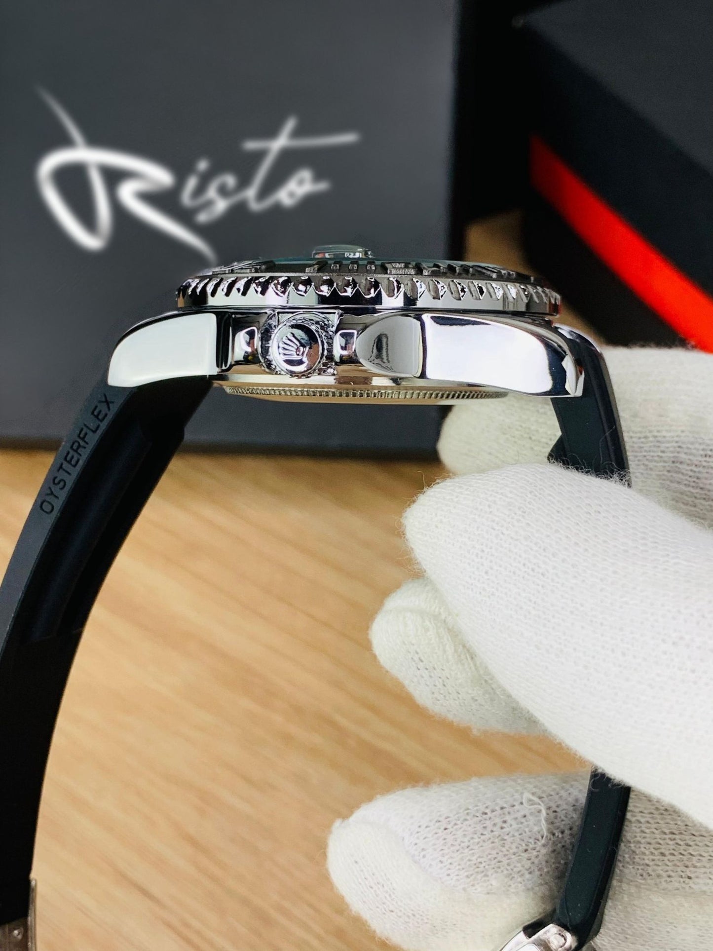 Risto RLX - 40mm | Yacht Master Men Watch | 6 months Official Warranty