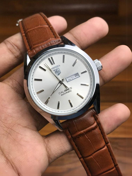 Caliber 5 - New Luxury watch With Day & Date - 6 Months Official Warranty