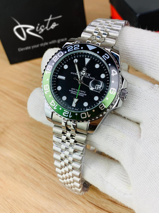 GMT Master II - Premium Watch  Black-Green