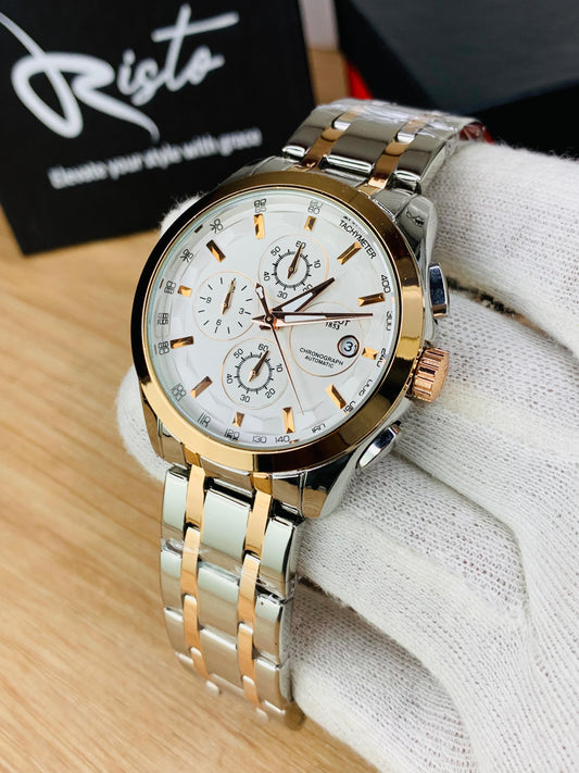 Luxury Chronograph Watch for Men | Stainless Steel
