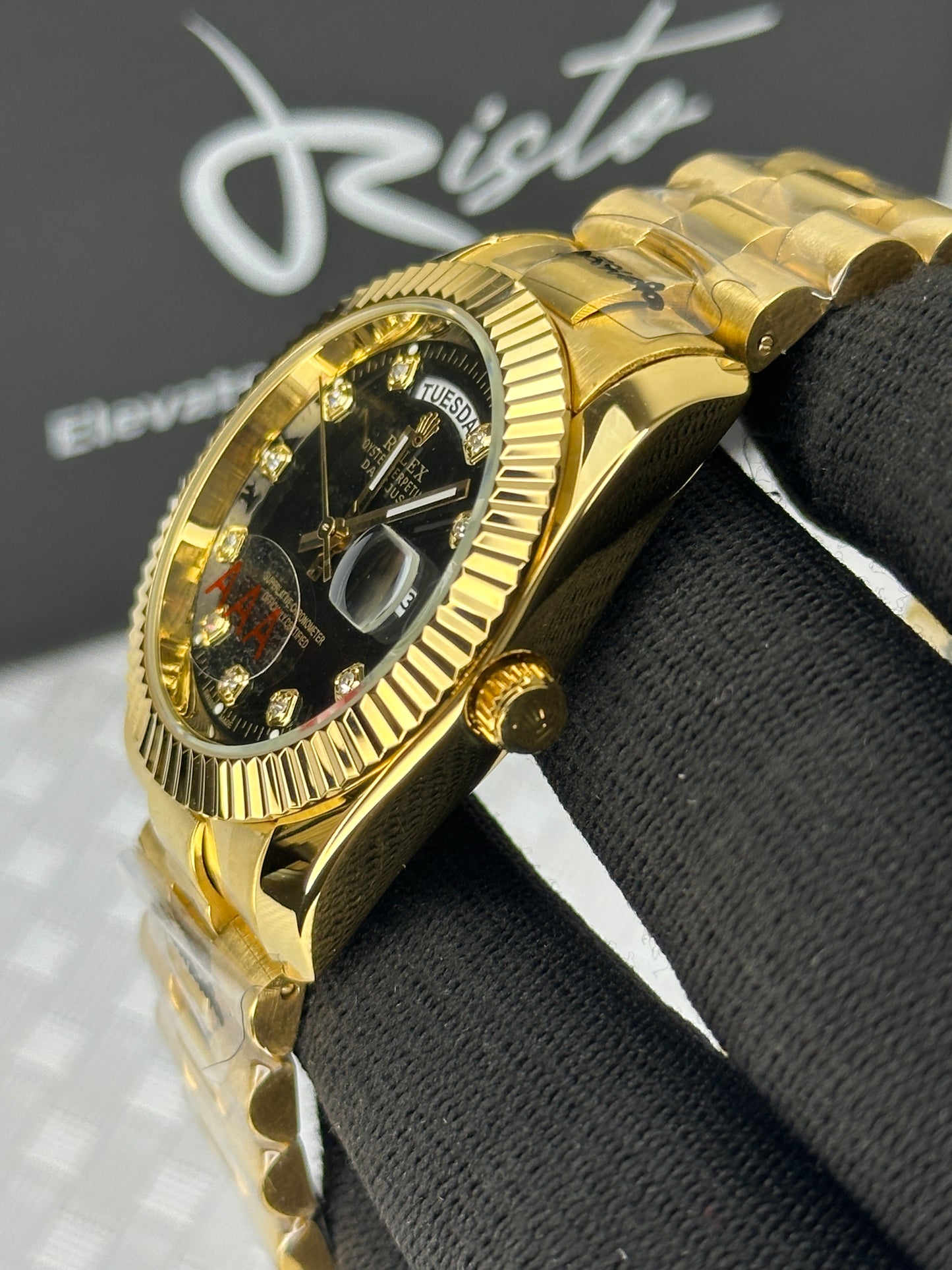 RLX - Oyster Perpetual Day & Date - Golden Black
