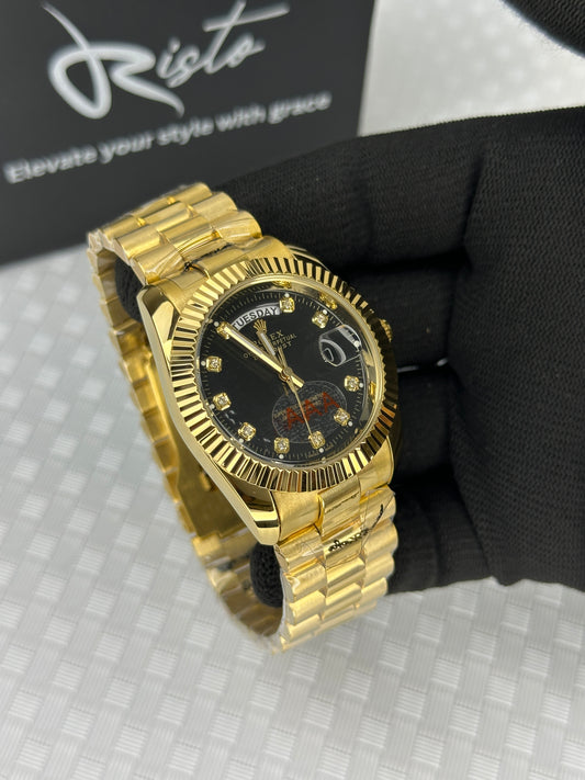 RLX - Oyster Perpetual Day & Date - Golden Black