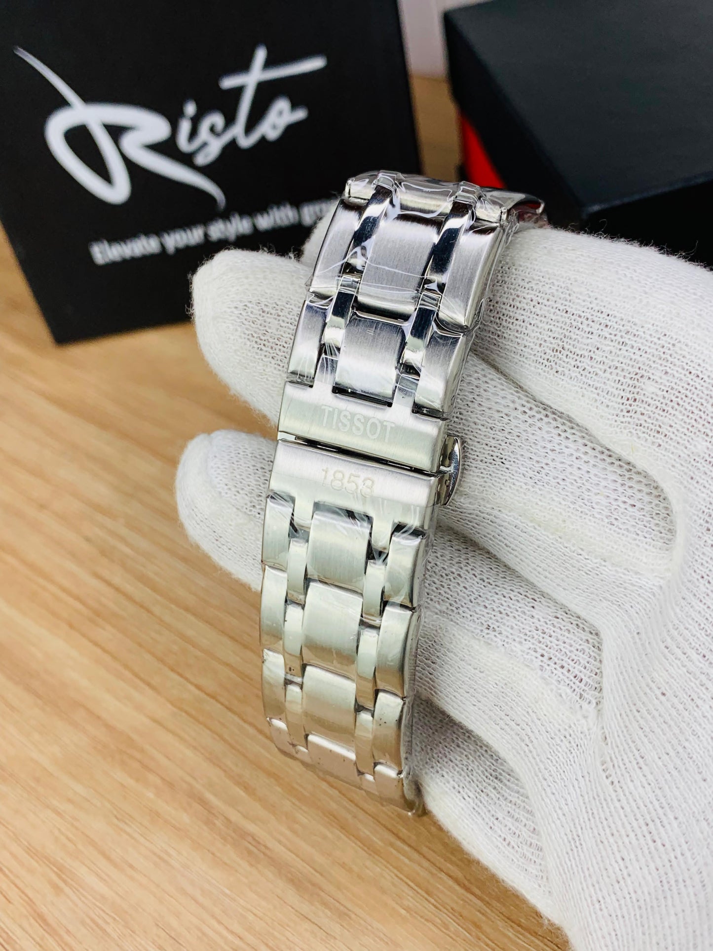 Luxury Chronograph Watch for Men | Stainless Steel - Silver White