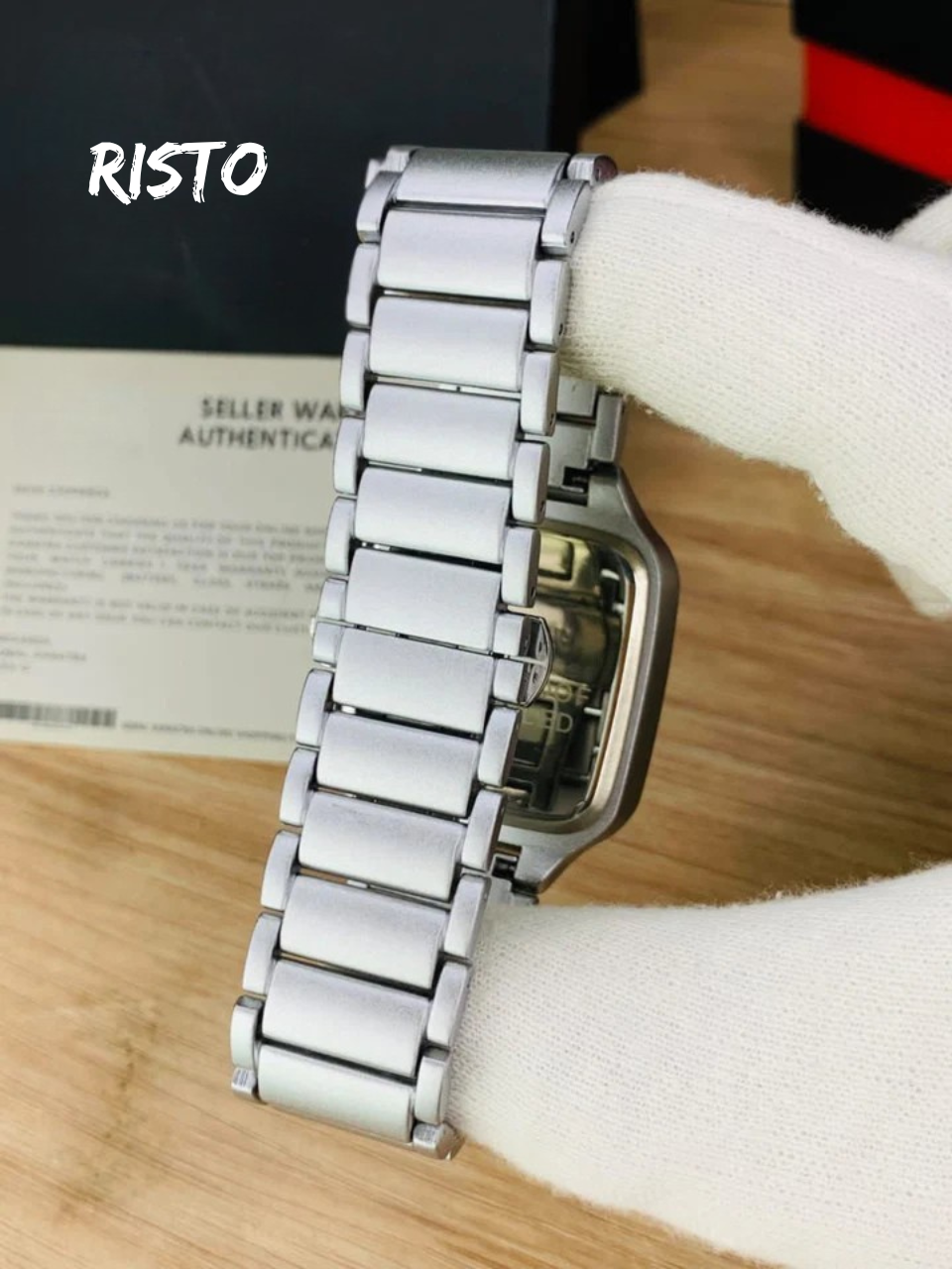 Rado Classic Square Men's Watch MD Silver Blue