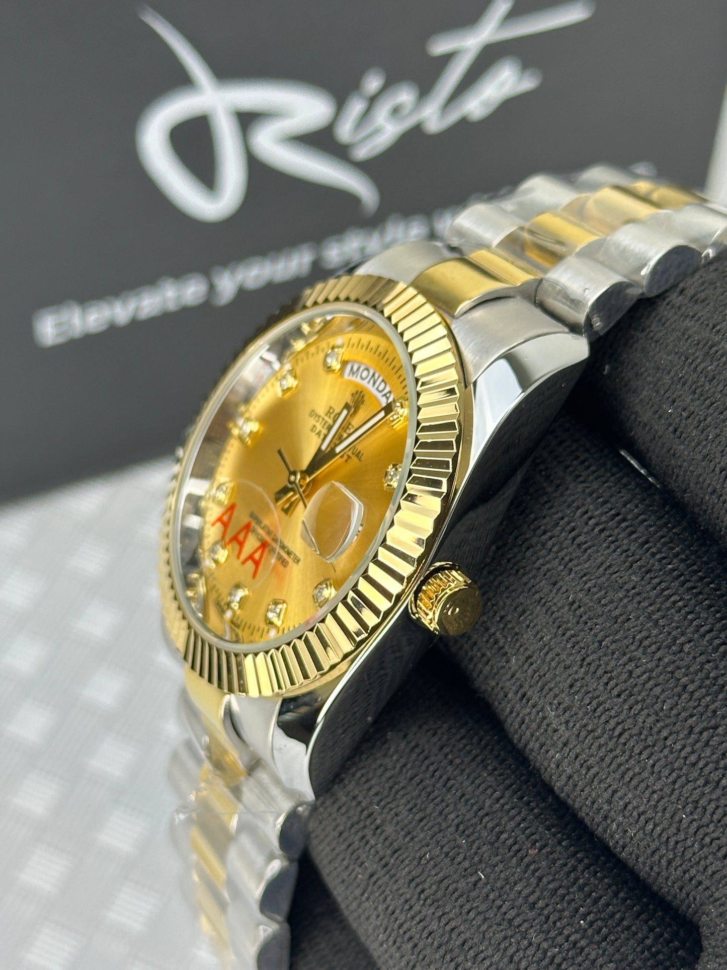 RLX - Oyster Perpetual Day & Date - Two Tone Golden