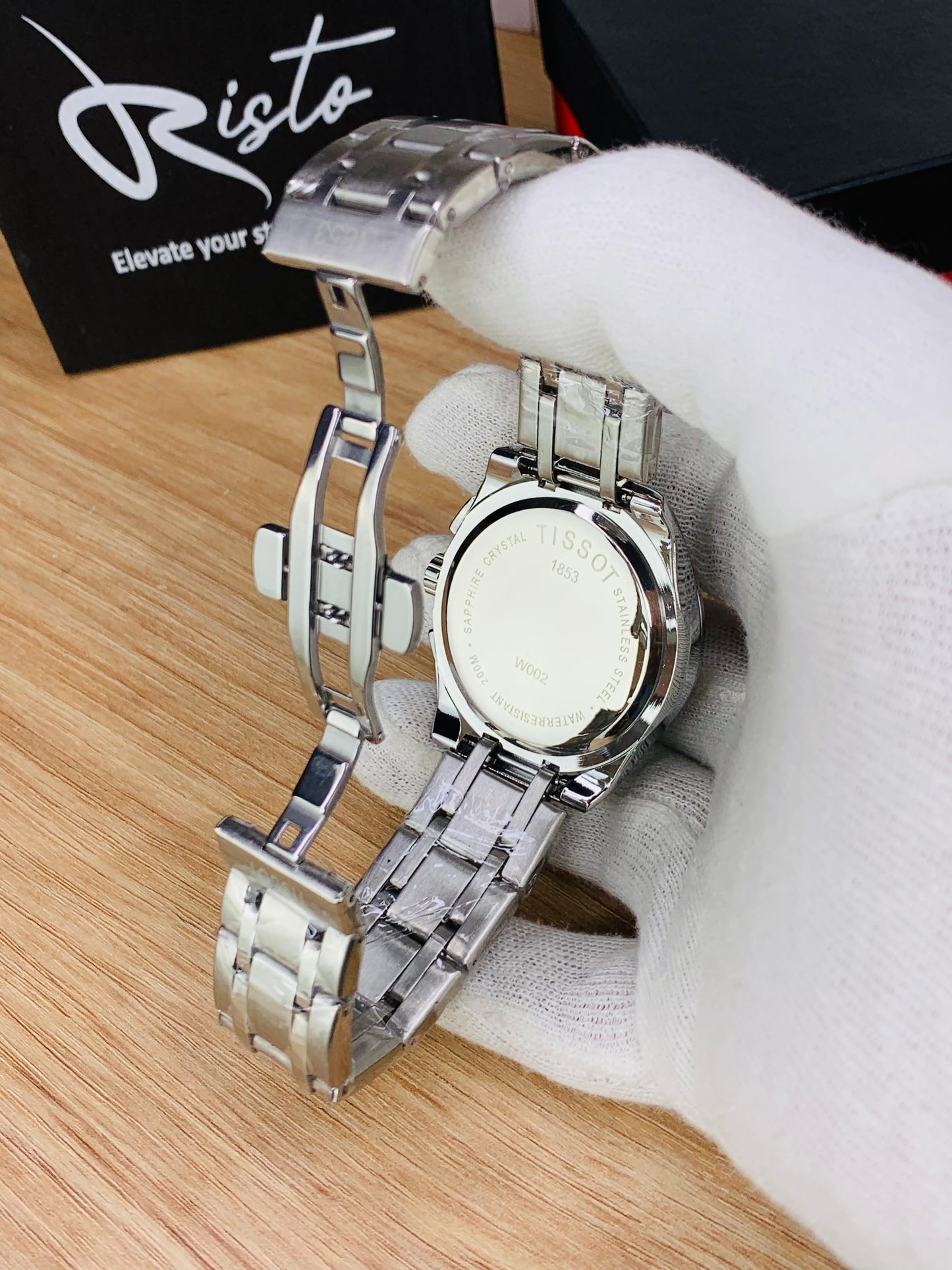 Luxury Chronograph Watch for Men | Stainless Steel - Silver White