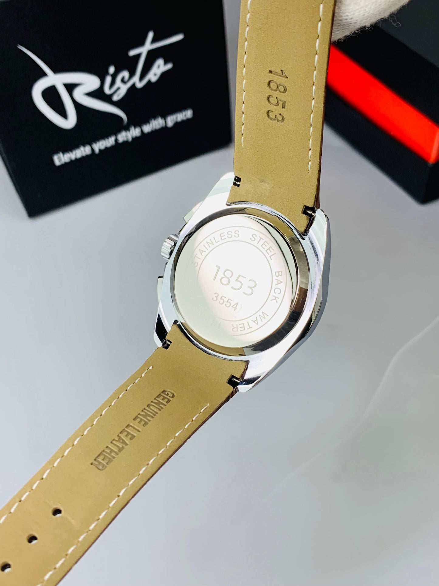 Luxury Chronograph Watch for Men | Business Edition - Brown Golden