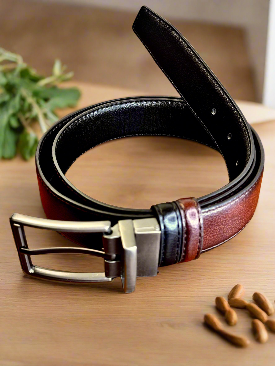 2-in-1 Pure Leather Belt for Men