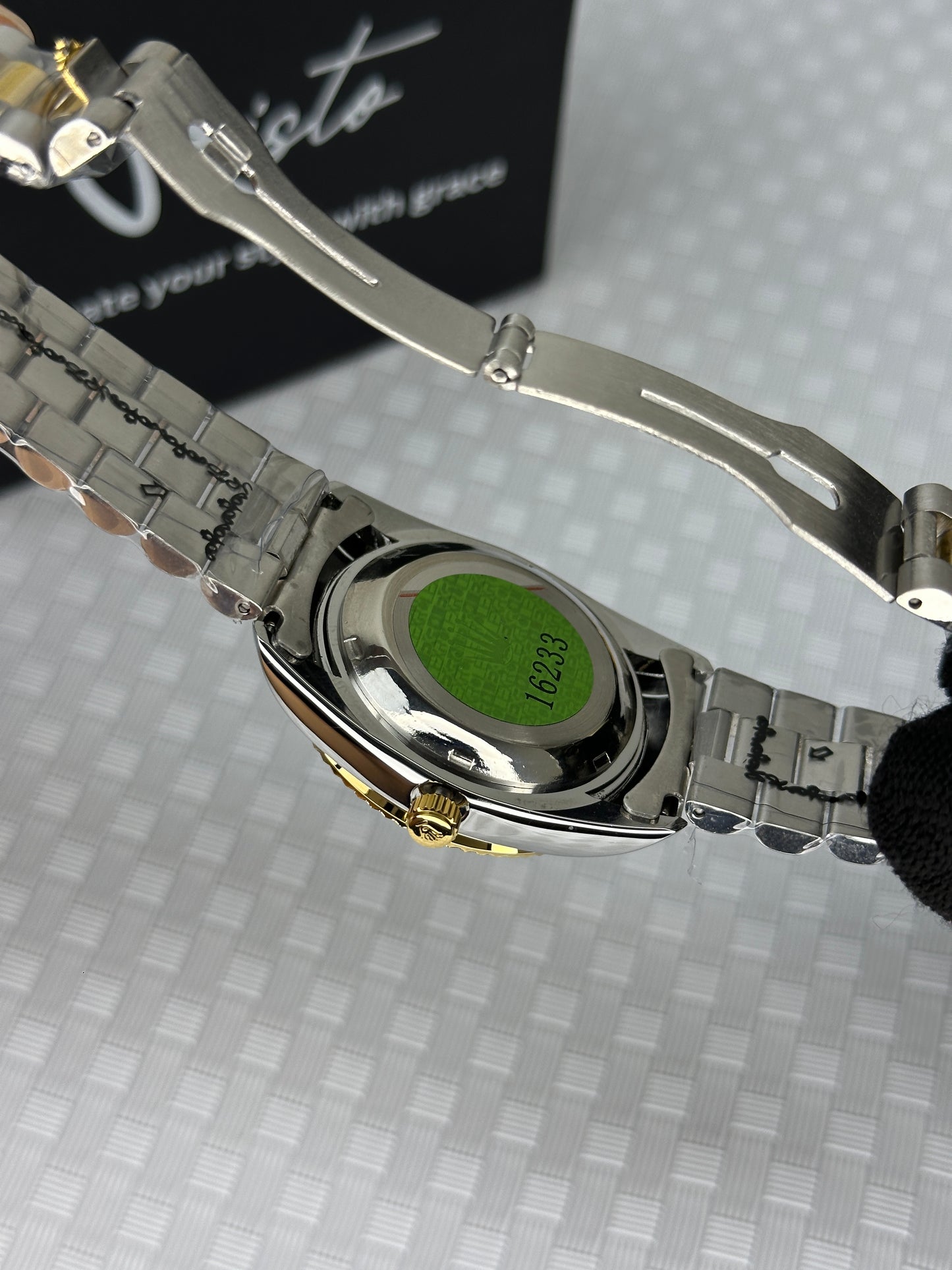 RLX - Oyster Perpetual Day & Date - Two Tone Silver