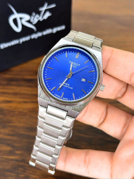 Limited Edition PRX 1853 - Mineral glass - Superlative Finish - Blue