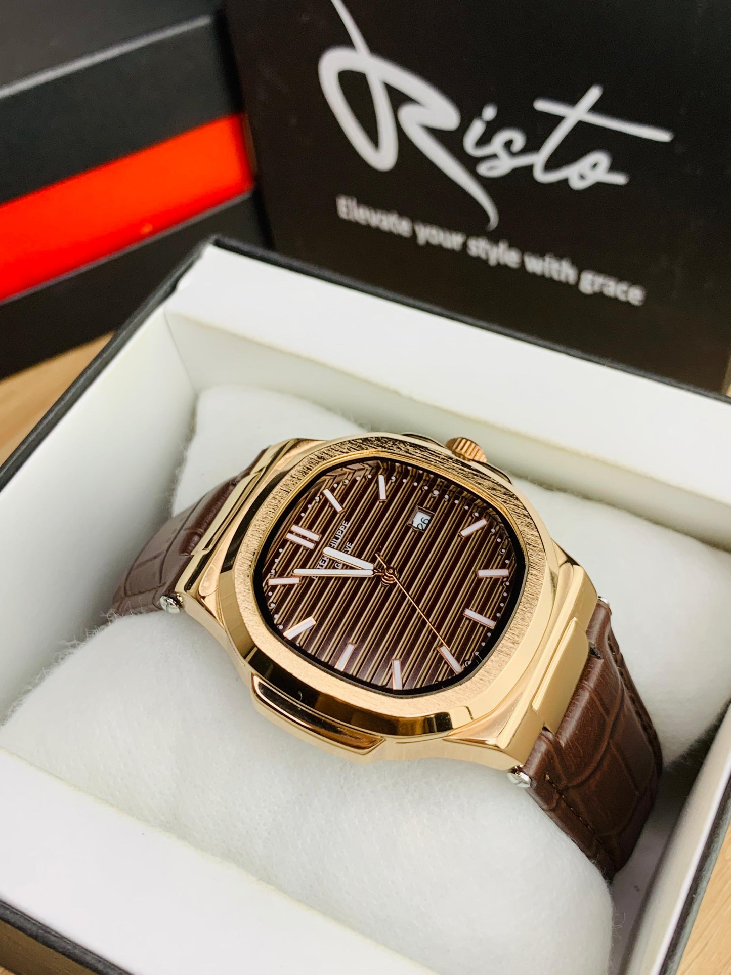 Patek Philippe Nautilus - Leather Strap