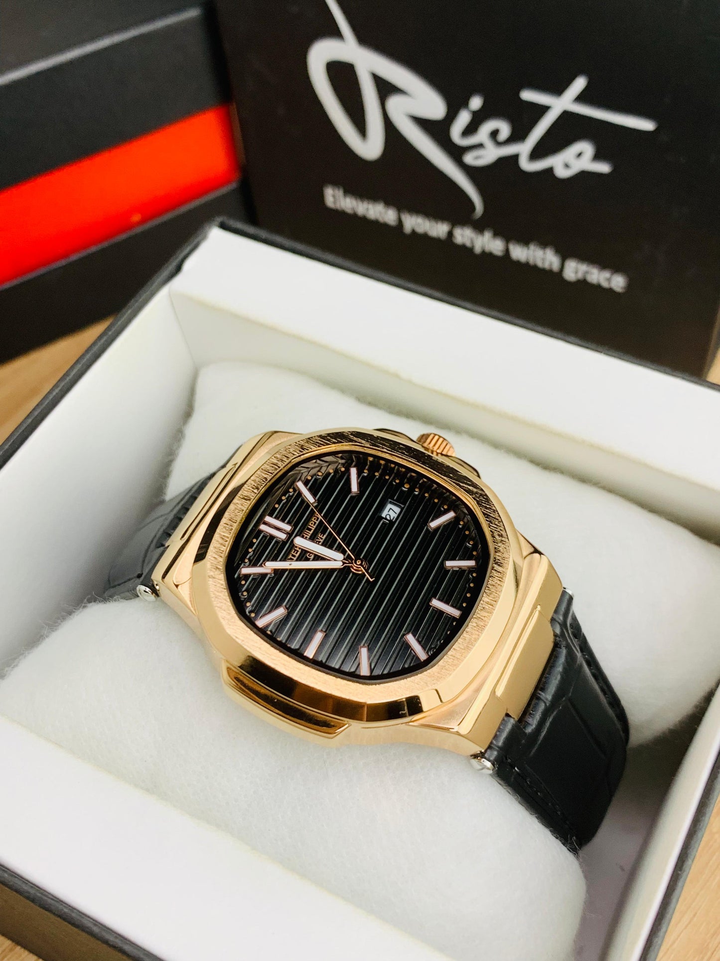 Patek Philippe Nautilus - Leather Strap