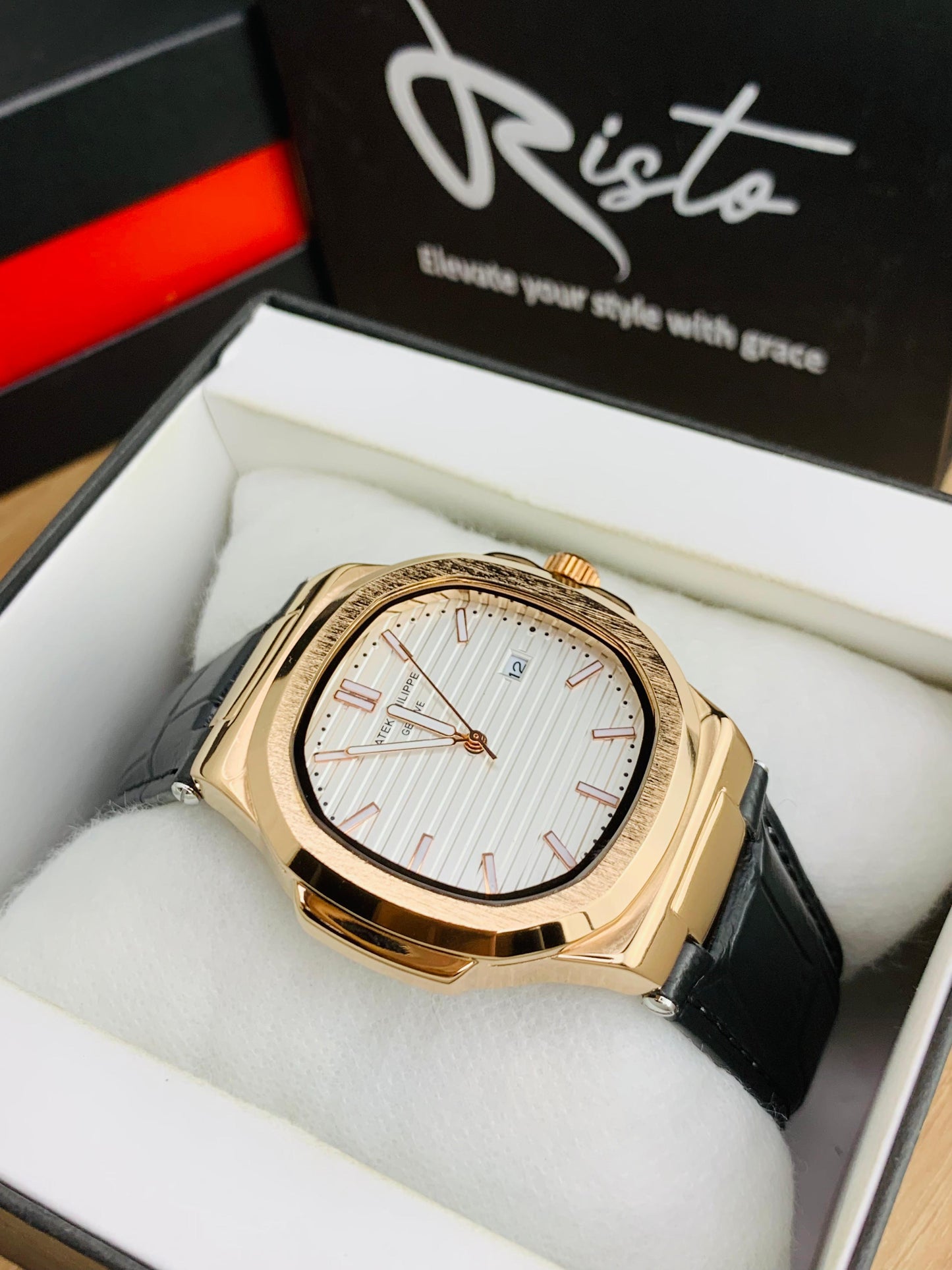 Patek Philippe Nautilus - Leather Strap