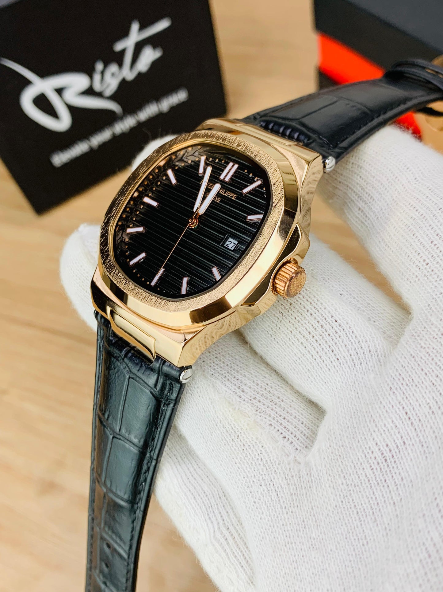 Patek Philippe Nautilus - Leather Strap