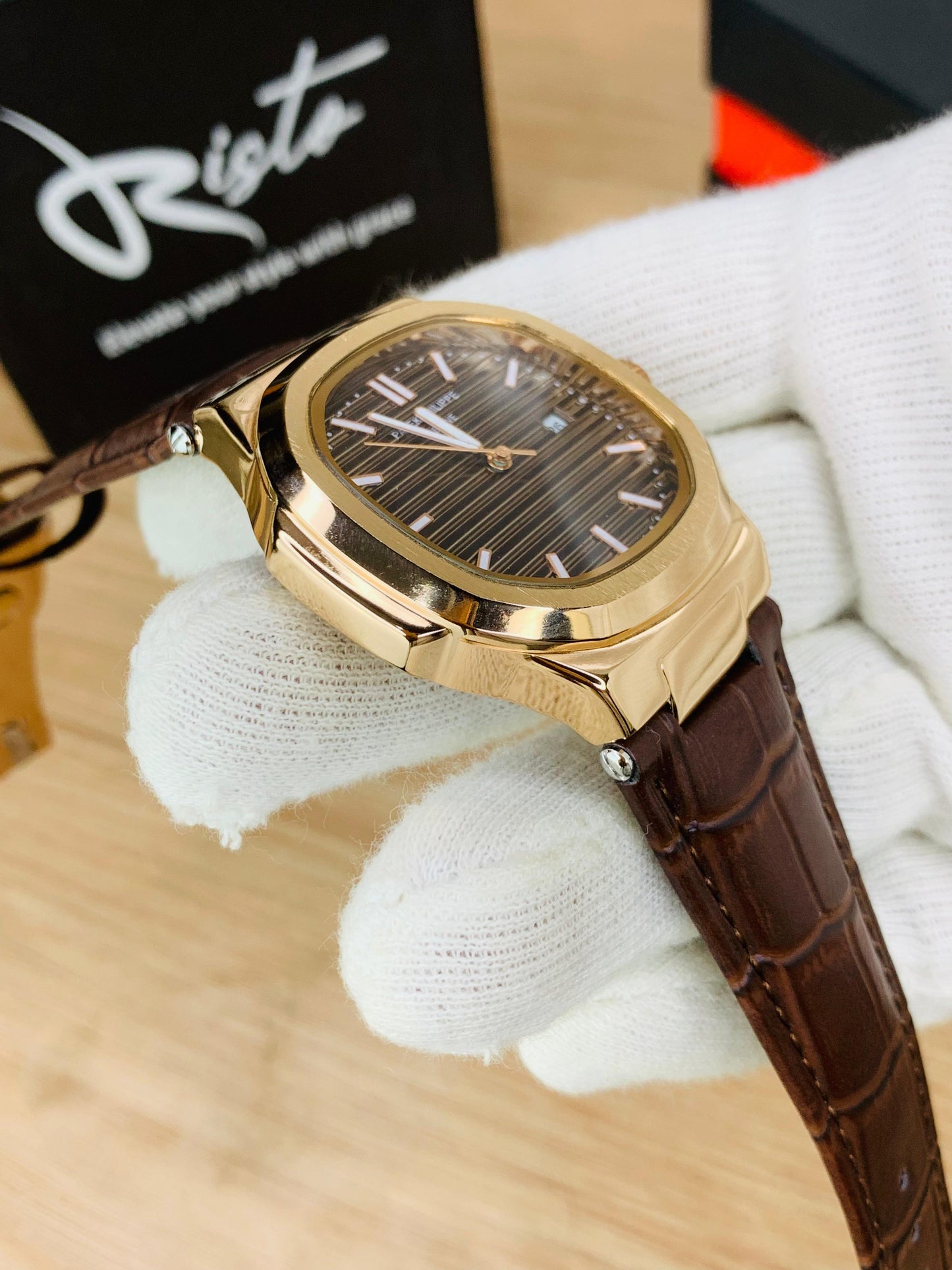 Patek Philippe Nautilus - Leather Strap