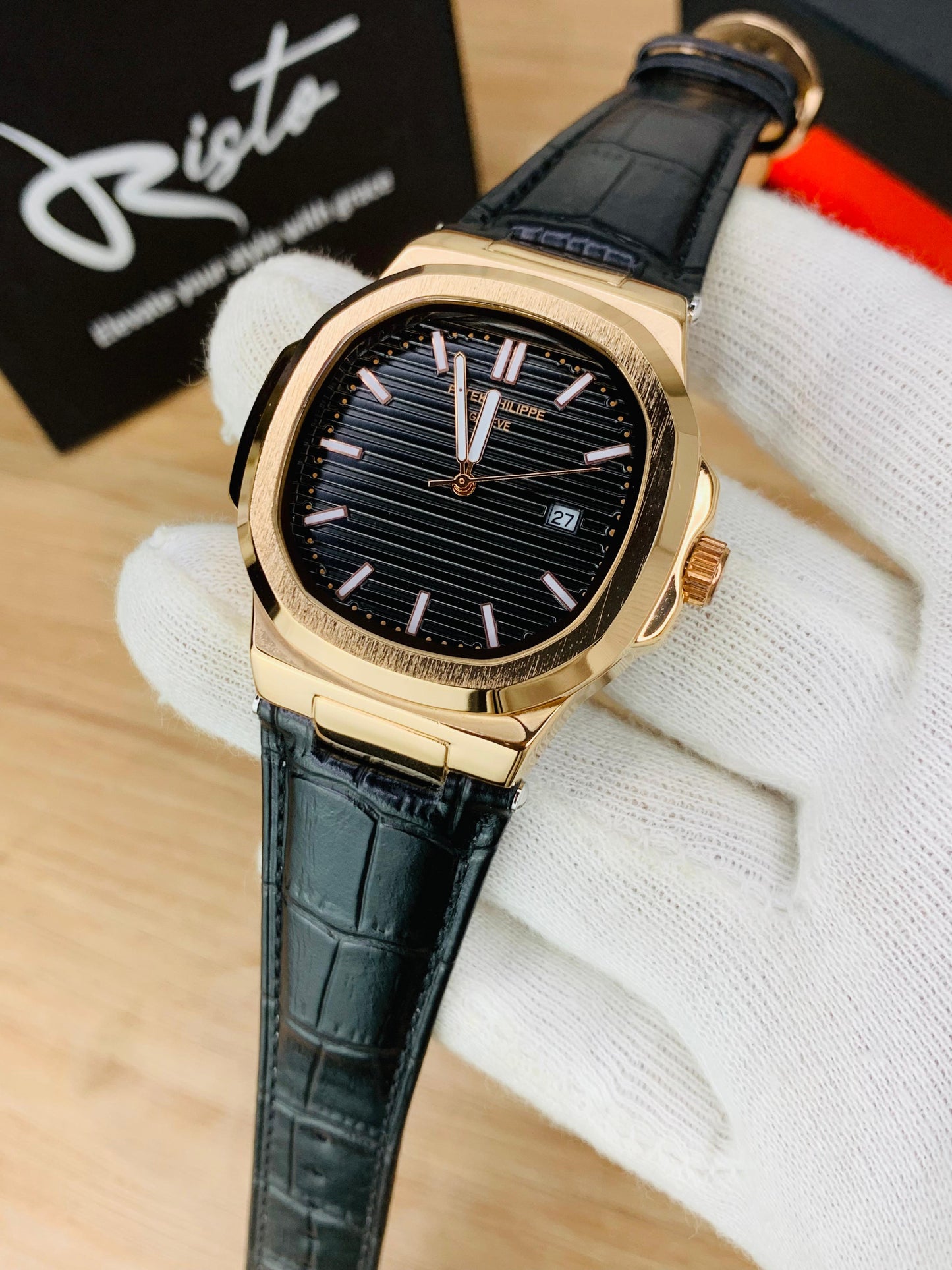 Patek Philippe Nautilus - Leather Strap