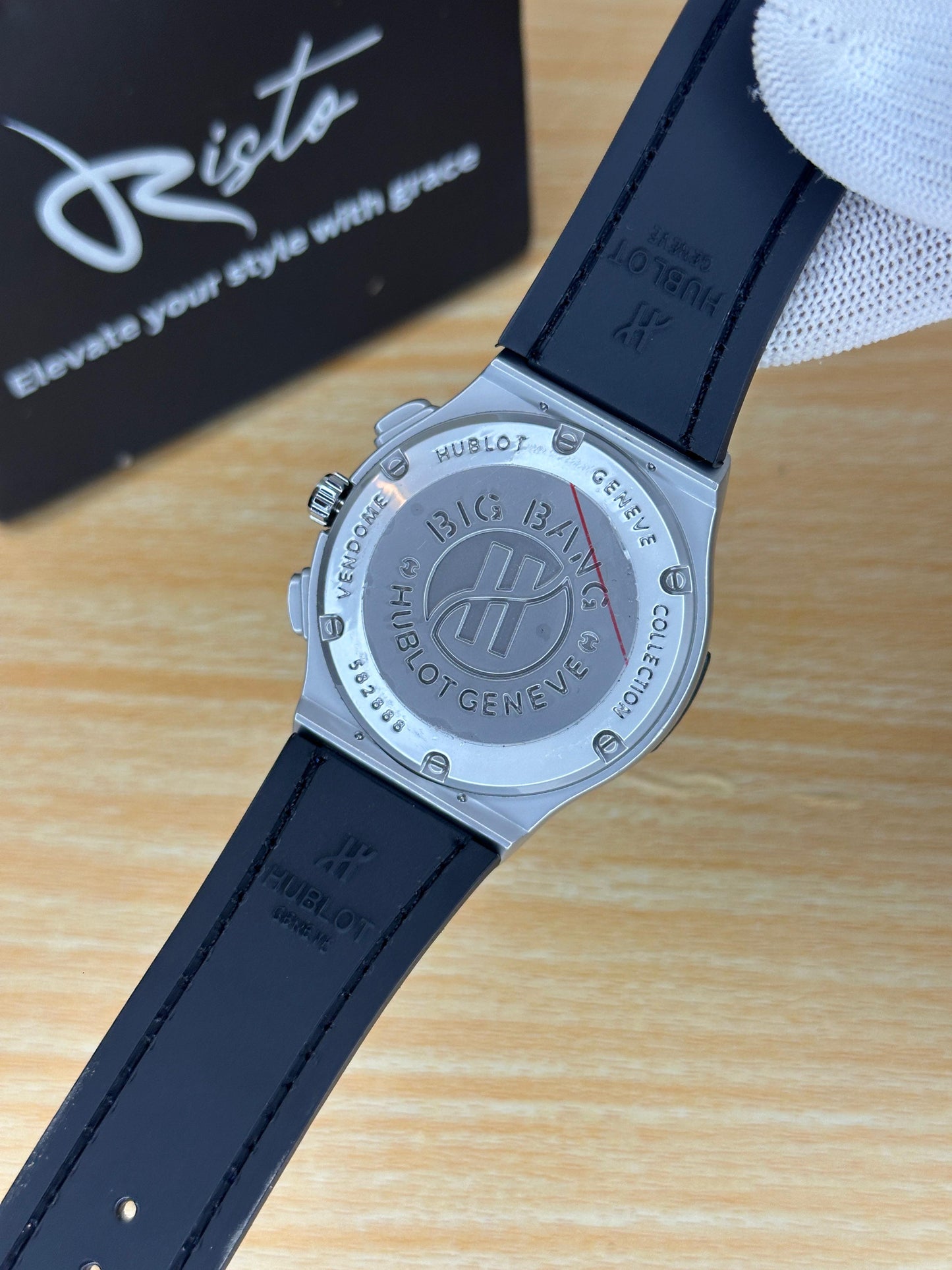 Hublot Vista - Leather Straps - Premium Watch - Mustard