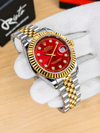 Oyster diamond stud Datejust - Premium Watch - Two tone red