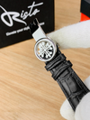Patek Philippe Nautilus - Leather Strap Black & Black