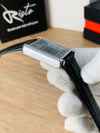 BG Cartier Tank Roman Numerals Watch - Leather Straps black & black Dial