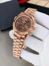 Oyster day & date  - Premium Watch - Rose gold brown