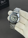 Al Fajar Islamic Prayer Watch – Dual-Time Stainless Steel Watch with Qibla Compass & Azan Alarm