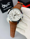 Tissot Luxury Chronograph Watch for Men | Business Edition - Brown Silver