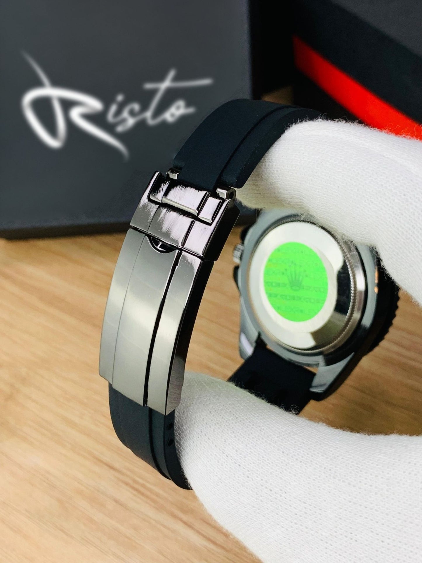 Risto RLX - 40mm | Yacht Master Men Watch | 6 months Official Warranty