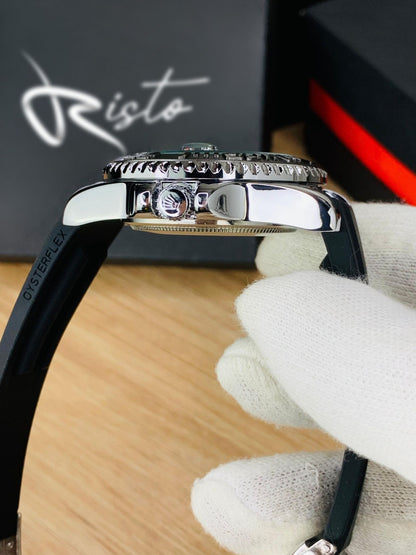 Risto RLX - 40mm | Yacht Master Men Watch | 6 months Official Warranty