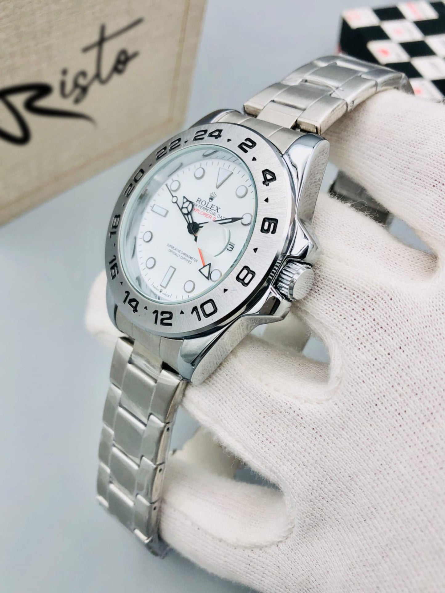 RLX Luxury Explorer II 16570 - Stainless Steel