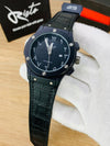 HB Arabic Dial - Leather Straps - Premium Watch - Full Black