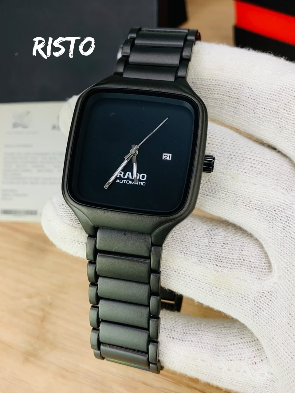 Rado Classic Square Men's Watch MD Black
