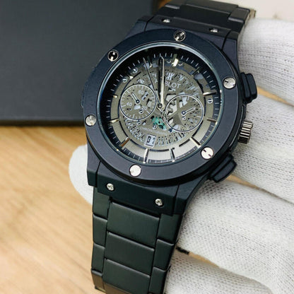 Latest Hublott Skeleton - Stainless Steel