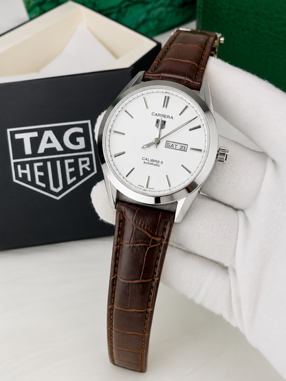 Caliber 5 - New Luxury watch With Day & Date - 6 Months Official Warranty