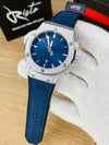 HB Classic Fusion - Leather Straps - Premium Watch - Blue