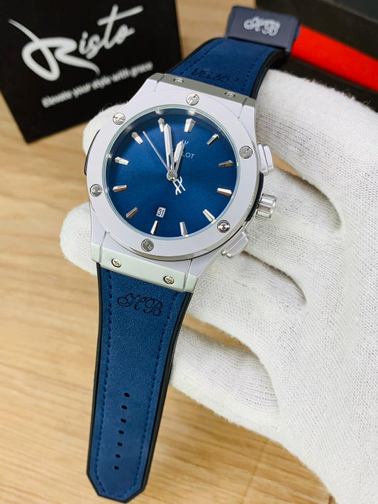 Hublot Classic Fusion - Leather Straps - Premium Watch - Blue
