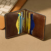 The Warp - Leather Cardholder Wallet - Brown