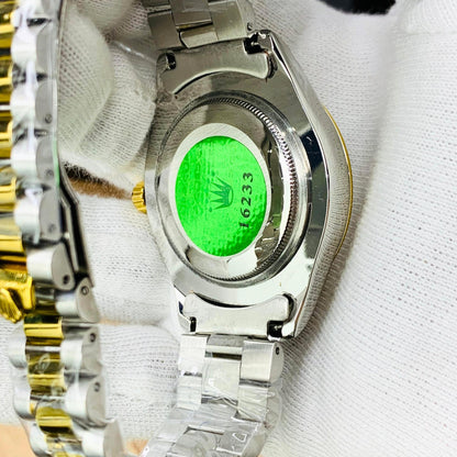 RLX Oyster Datejust Stainless Steel Watch Two Tone