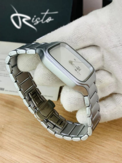 Rado Classic Square Men's Watch MD Silver White