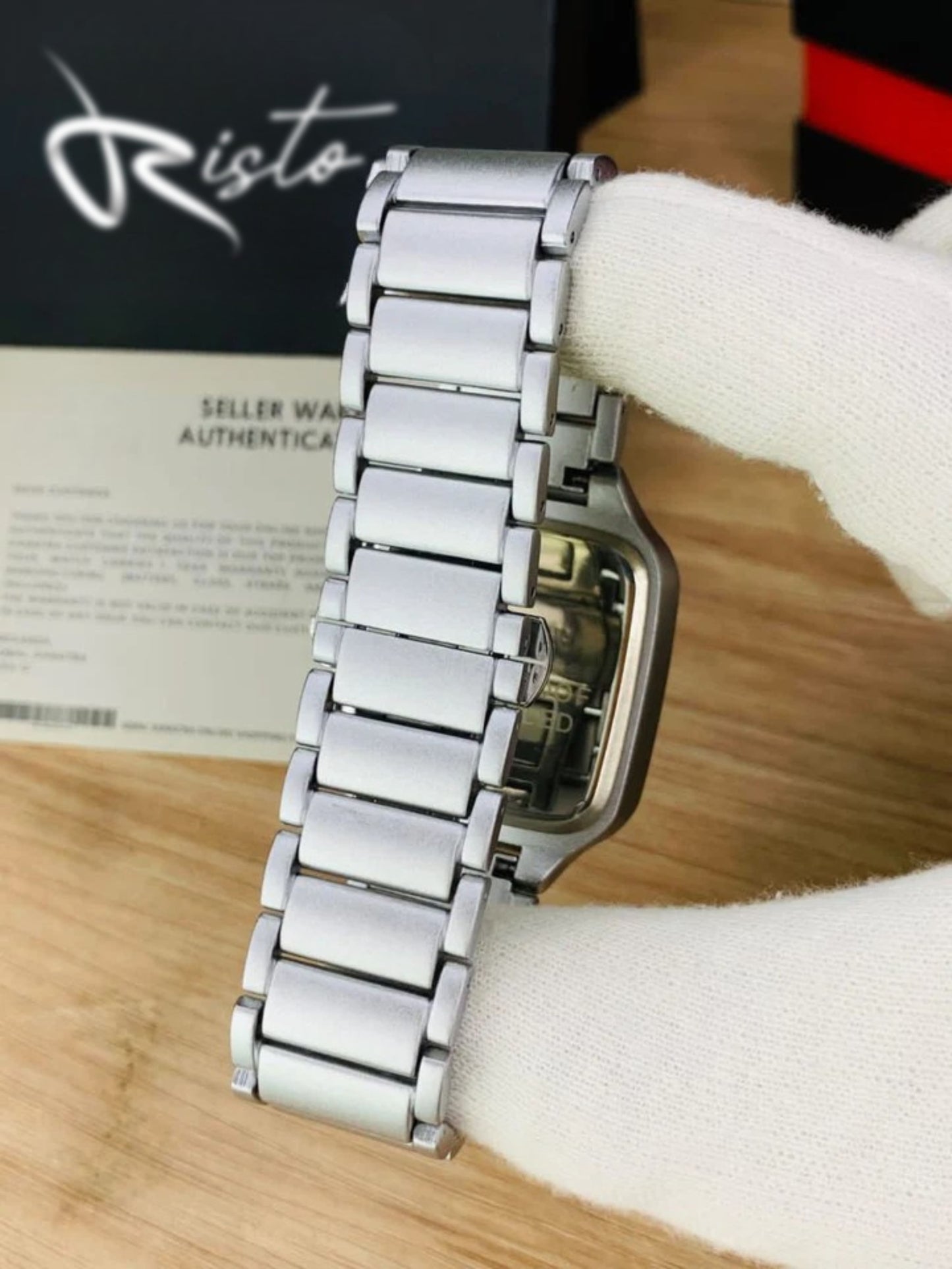Rado Classic Square Men's Watch MD Silver Tiffany