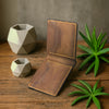 The Fixer - Classic Bi-Fold Leather Wallet - Brown