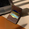 The Warp - Leather Cardholder Wallet - Brown