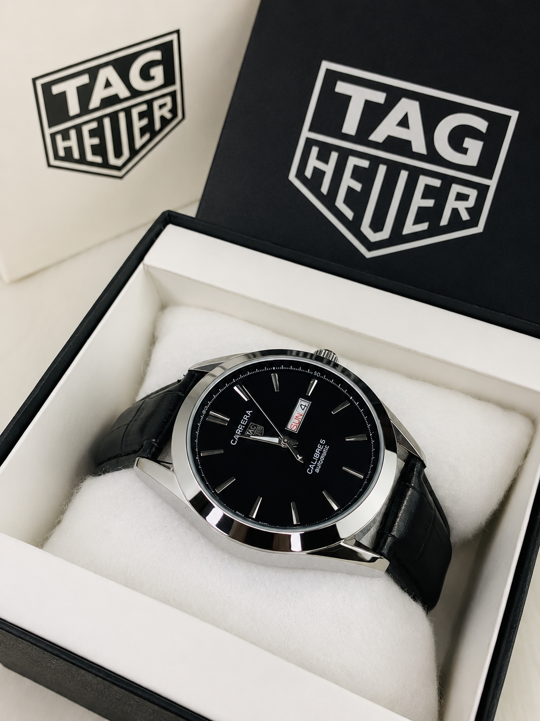 Caliber 5 - New Luxury watch With Day & Date - 6 Months Official Warranty
