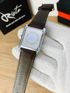 BG Cartier Tank Roman Numerals Watch - Leather Straps Brown White Dial