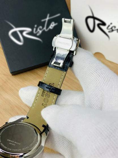 Luxury Chronograph Watch for Men | Business Edition - Black Golden