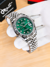 Oyster diamond stud Datejust - Premium Watch - Green