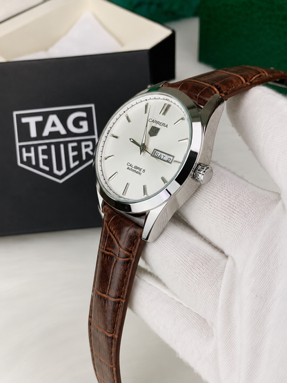 Caliber 5 - New Luxury watch With Day & Date - 6 Months Official Warranty